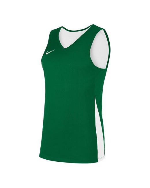 Nike Green V-Neck Sleeveless Jersey Singlet for men