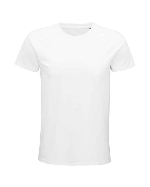 Sol's White Adult Pioneer Organic T-Shirt