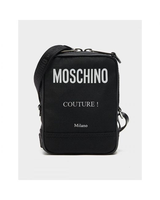 Moschino Accessoires Milano Cross Body Bag In Zwart in het Black voor heren