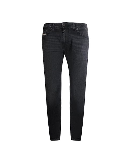 DIESEL Blue Tepphar-X Faded Denim Pants Cotton for men