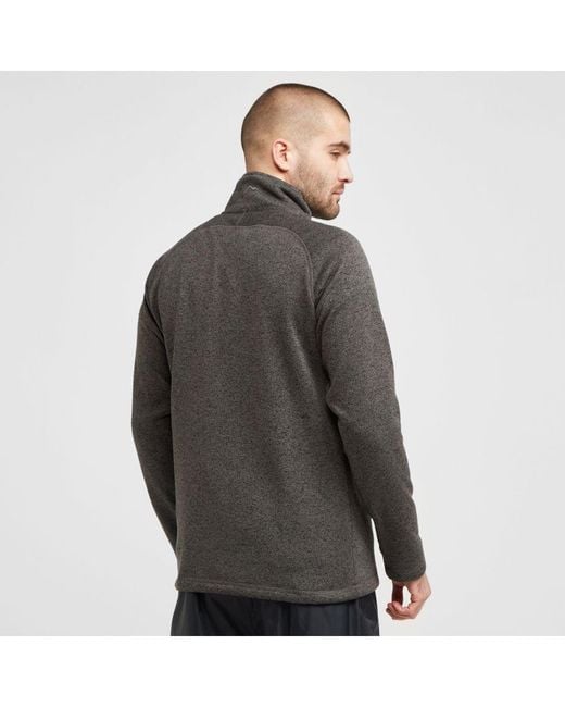 Peter Storm Gray Hohokum Half-Zip Mid-Layer Fleece For Walking & Hiking for men