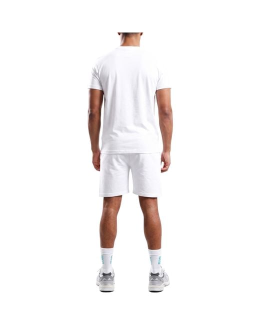Weekend Offender White T Shirts Dumas Crew Neck Summer Short Sleeve Cotton Tee for men