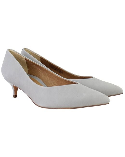 Vionic Gray Kit Josie Court Shoes Leather