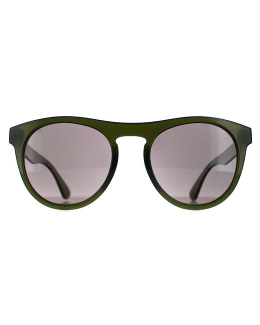 Serengeti Brown Round Shiny Milky Khaki Saturn Polarized Smoke Kingman for men