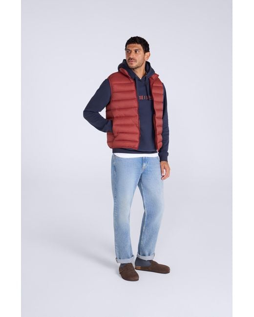 Mountain Warehouse Red 'Light Cosi' Padded Gilet Water Resistant Layering Jacket Polyamide for men