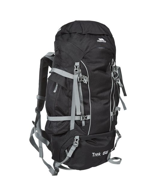 Trespass Black Trek 66 Backpack/Rucksack (66 Litres)