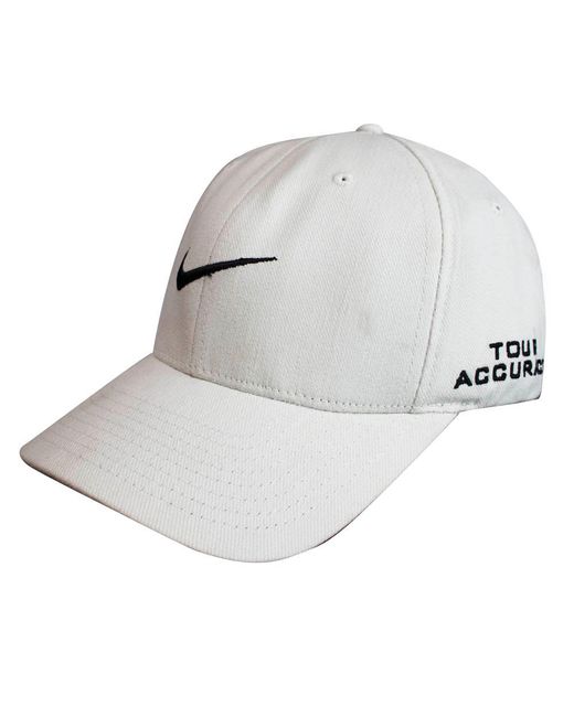 Nike – Retro-Golfkappe in White für Herren