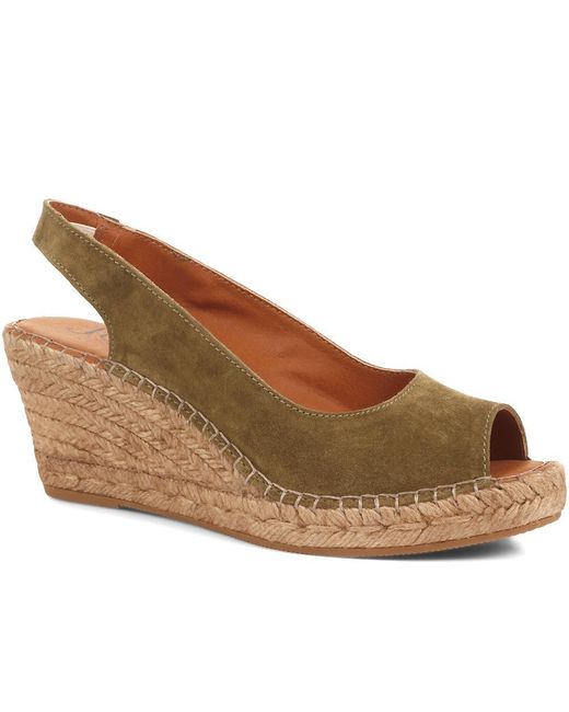 Jones Bootmaker Brown Rosanna Slingback Wedges
