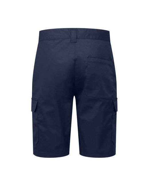 PREMIER Blue Cargo Shorts for men