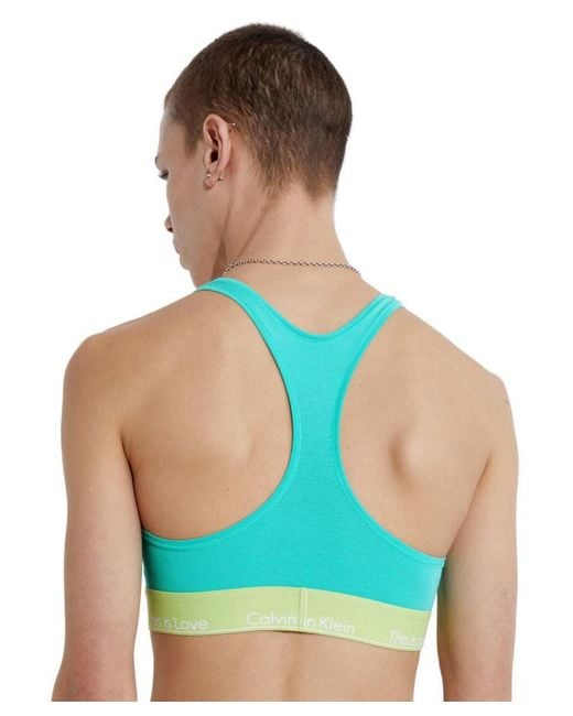Calvin Klein Blue Pride Unlined Bralette Bra