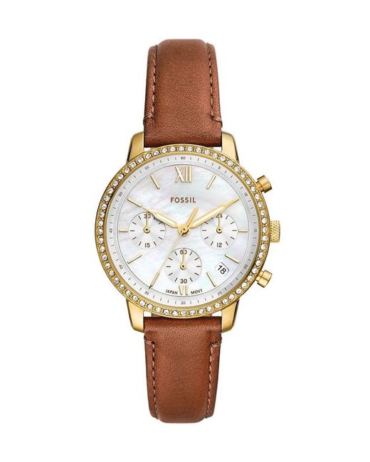Fossil White Neutra Watch Es5278 Leather (Archived)