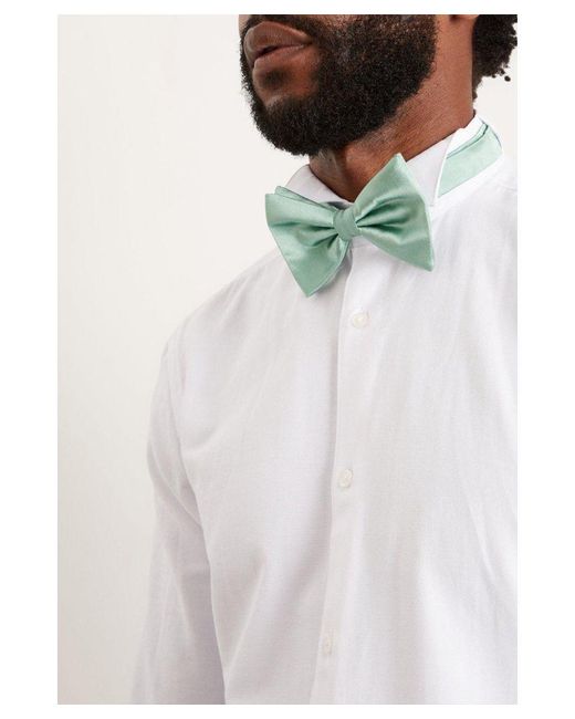 Burton Multicolor Sage Silk Bow Tie for men