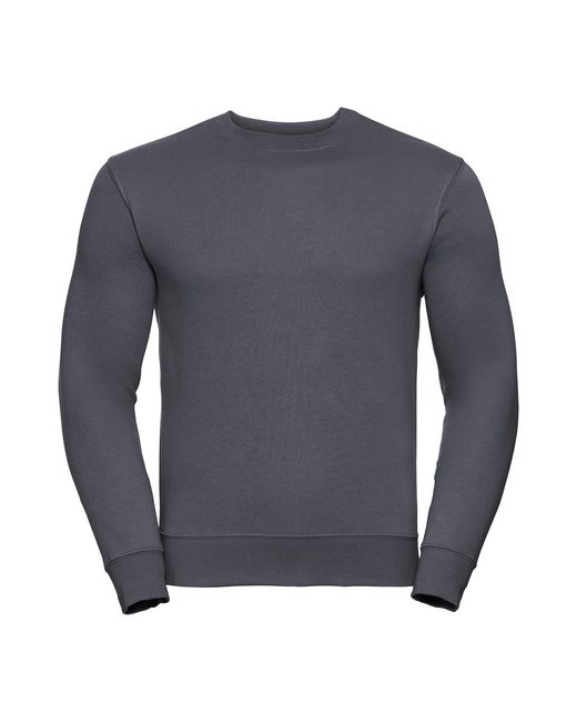 Russell Gray Set-In Sweatshirt (Convoy) for men