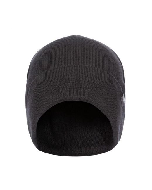 Trespass Black Adult Crackle Reflective Beanie