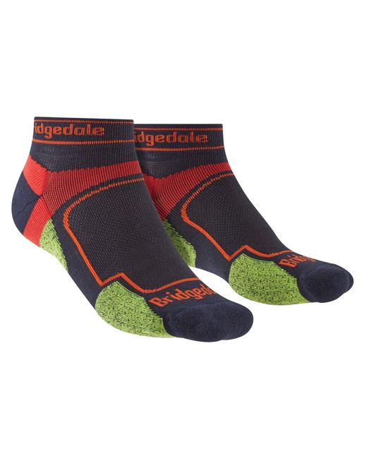 Bridgedale Black Running Ultralight Sport Low Socks for men