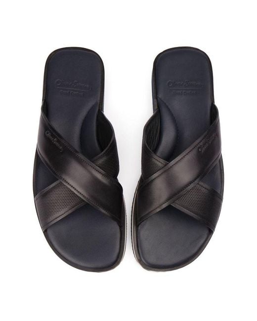 Oliver Sweeney Black Memphis Sandals for men