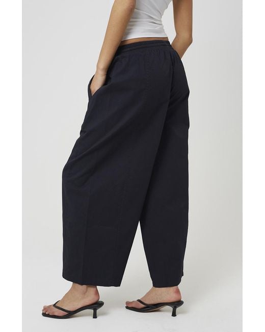Brave Soul Blue Cotton Balloon Leg Trousers