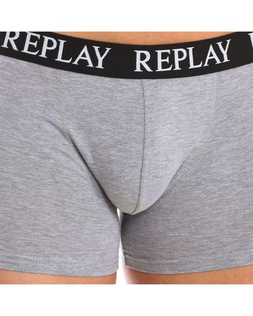 Replay Gray Pack-2 Boxers I101005 for men