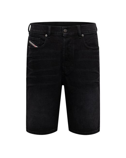 DIESEL Black Calzoncini Denim Shorts for men