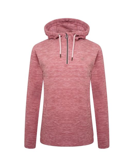 Dare 2b Red Ladies Obsessed Half Zip Fleece Top (Powder)