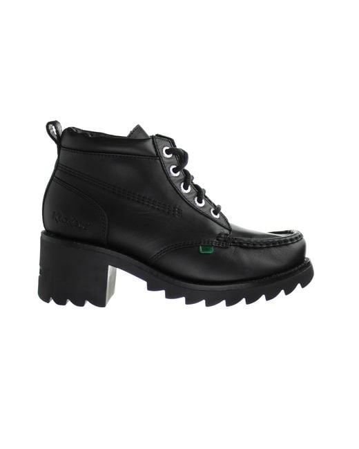 Kickers Black Klio Kick Hi Boots Leather (Archived)