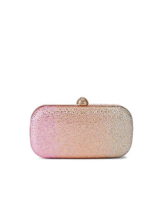 Carvela Kurt Geiger Pink Cecilia Hard Clutch Bag