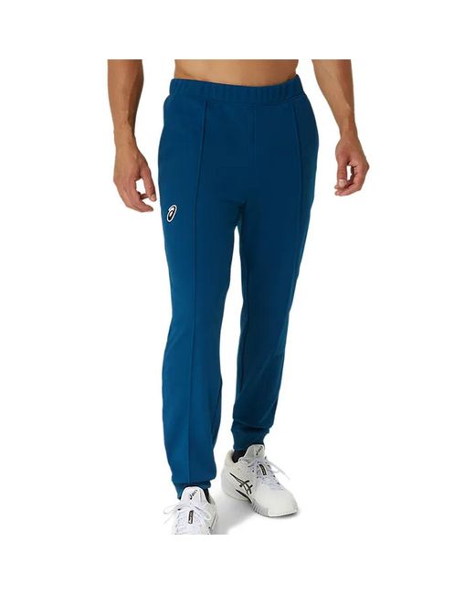 Asics Blue Classic Tennis Track Pants
