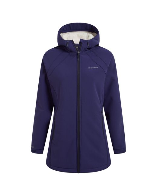 Craghoppers Blue Ladies Gwen Hooded Soft Shell Jacket