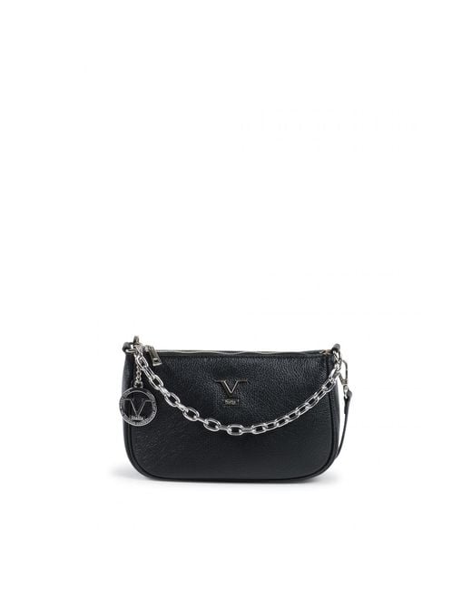 Versace 19.69 Abbigliamento Sportivo Black 19V69 Mini Bag Ve1735 Cervo Nero Leather