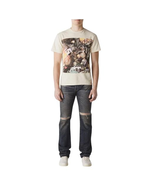 GALLERY DEPT. Blue Starr Cut Dark Wash Jeans for men