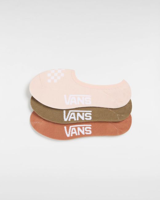 Vans White Classic Canoodle 6.5-10 3Pk Socks