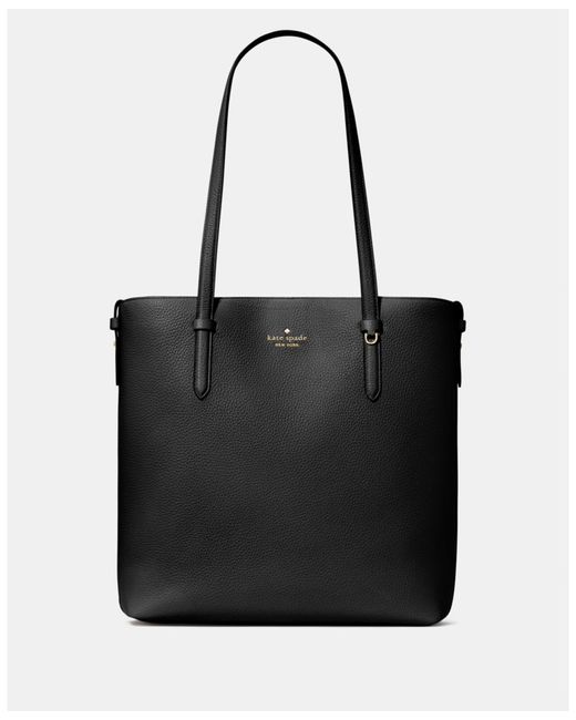Kate Spade Black Juliette Leather Medium Tote