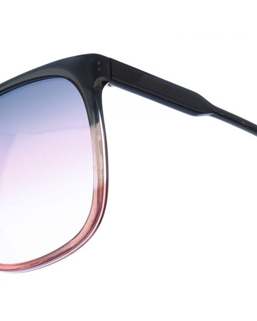 Victoria Beckham Blue Oval Shaped Sunglasses Vb610Scb
