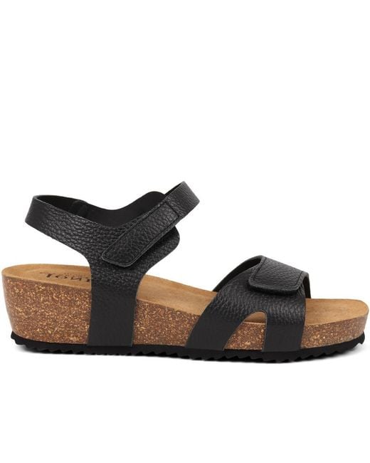 Jones Bootmaker Black Joanie Leather Sandals