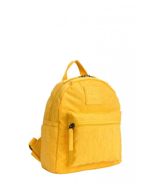 Art-sac Yellow Rowan Small Front Pocket Backpack