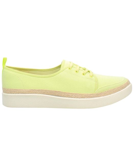 Vionic Yellow Jovie Plimsolls