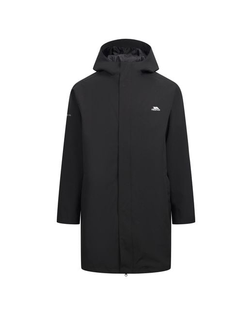 Trespass Black Uisdean Waterproof Jacket
