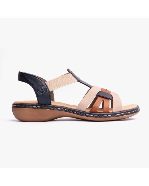 Rieker Blue 65918-90 Sandals