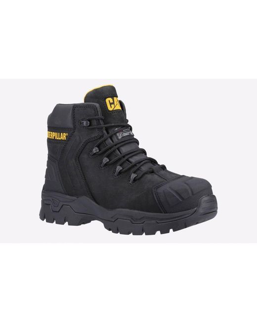 Caterpillar Safety Black Everett S3 Waterproof Boots for men