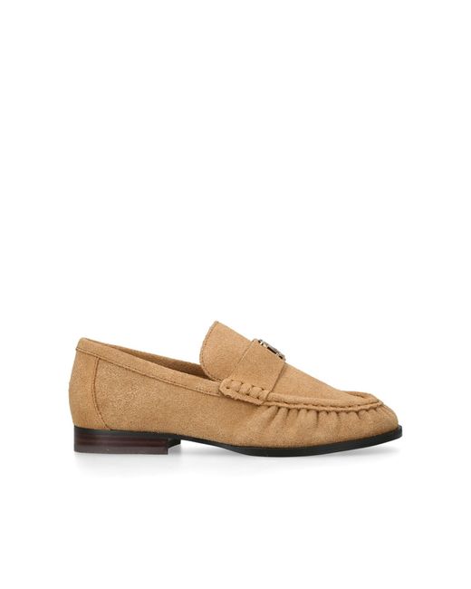 Steve Madden Natural Suede Morgen Loafers