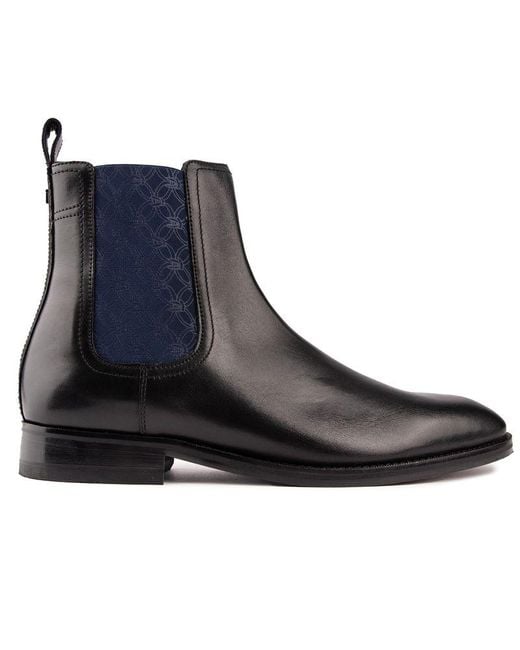 Ted Baker Black Lineus Boots for men