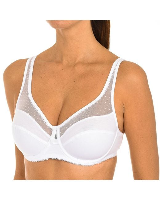 Dim White Generous Organic 00Asf Underwire Bra