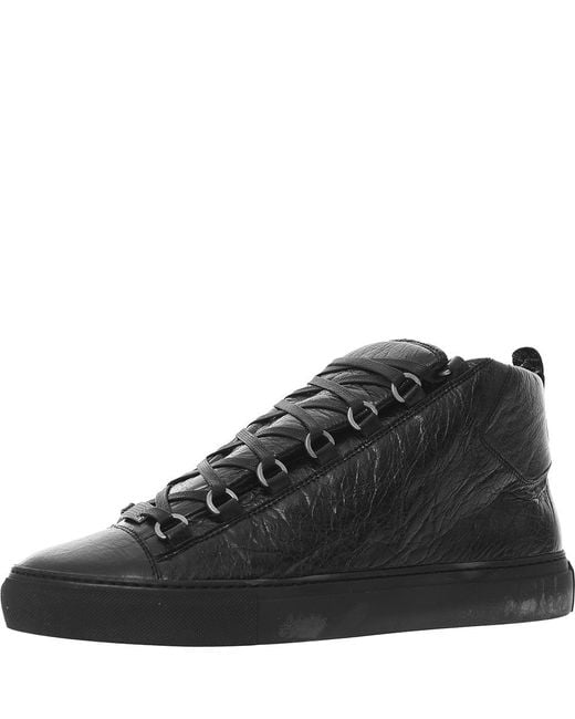 Balenciaga Black Arena Sneakers for men