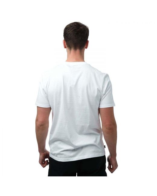 Timberland White Front Graphic T-Shirt for men