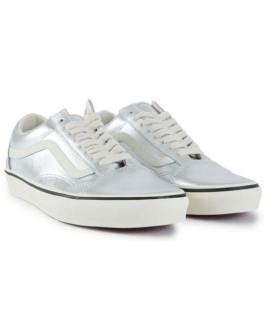 Vans White Old Skool Trainers Leather