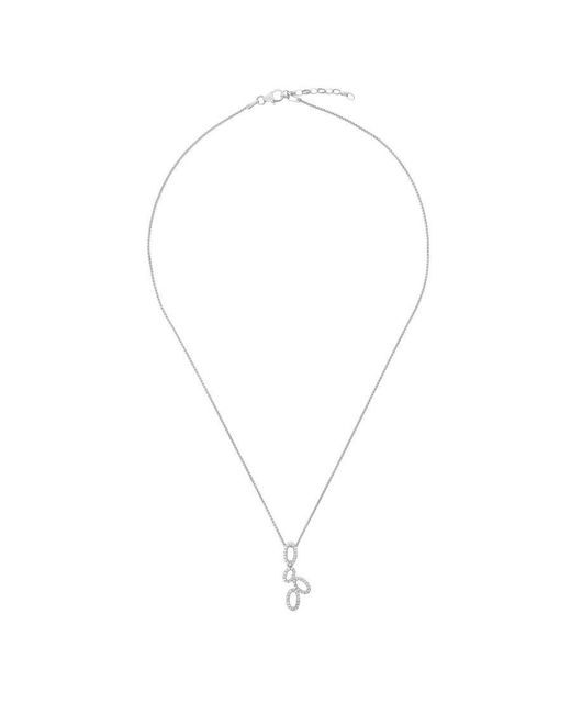 Orphelia Metallic 925 Sterling Chain With Pendant