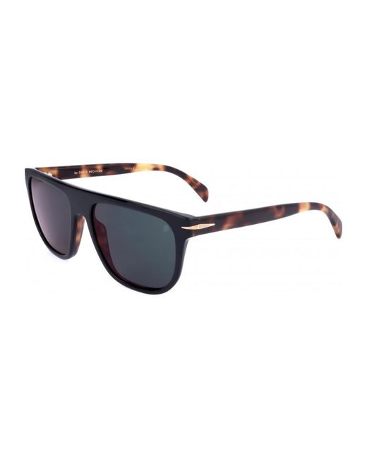David Beckham Black 56Mm Havana Sunglasses Db7111-S-Wr7-56 for men