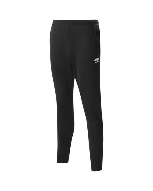 Umbro Black Tapered Jogging Bottoms for men
