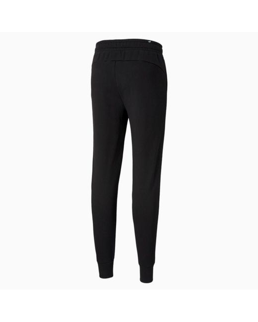 PUMA Black Ess Slim Jogging Bottoms for men