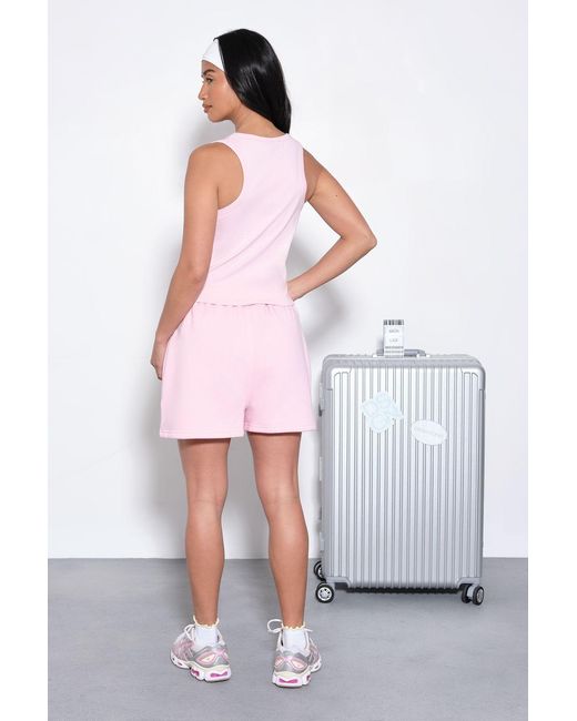 DSGN Studio Pink Stripe Applique Vest Top